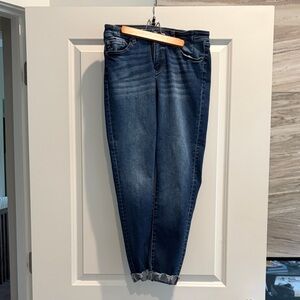 KanCan Dark Blue Ankle Jeans